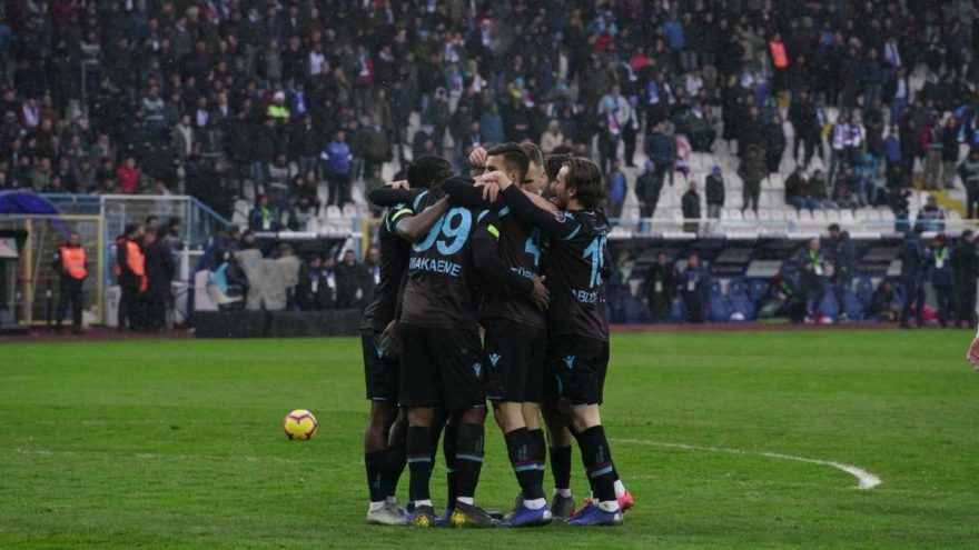 Trabzonspor 3 puanı tek golle aldı